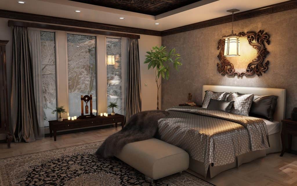 עיצוב חדר שינה חם